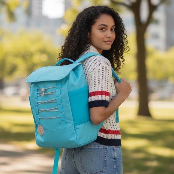 NWT Baboon To The Moon Utility Backpack (25) in Bluebell Sz M - Picture 3 of 17